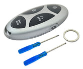 Vruwcey front view of replacement key shell showing precise fit and restored look