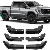 Vrxsond front fender delete installed on Sierra shows clean profile and improved look