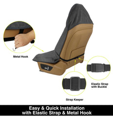 VSHIELD cover fitted with armrest and airbag access visible