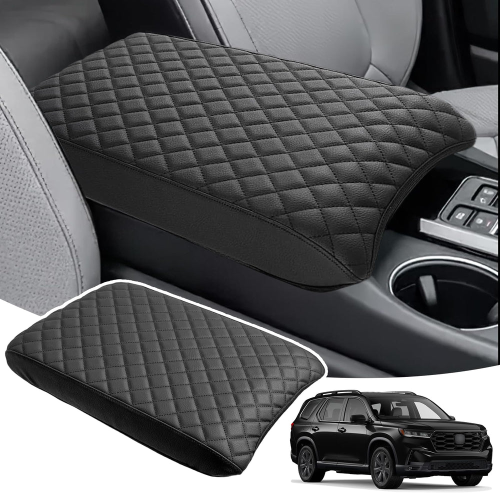 VTVWNM front view of center console cover showing full protection and neat fit