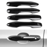 VTVWNM glossy black front handle installed, protects paint and adds shine