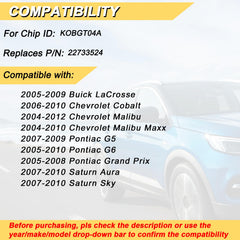 Vurkcy back label with FCC ID and part number for compatibility verification