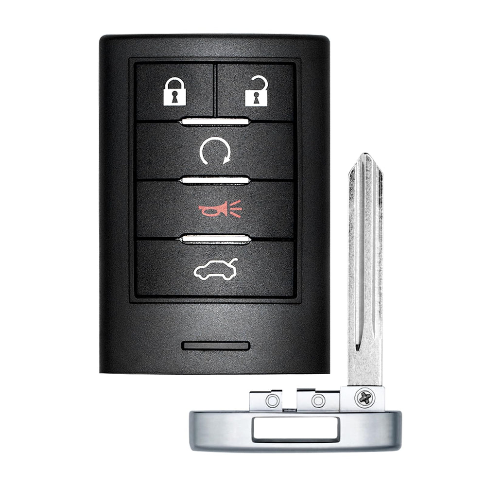 Vurkcy front view of key fob showing button layout and quick replacement benefit