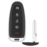 Vurkcy front view of replacement key fob showing buttons and shape for easy identification