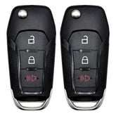 Vurkcy front view of key fob showing button layout and OEM-style look for quick recognition