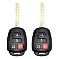 Vurkcy front view of two-pack remotes showing buttons and OEM fit benefit