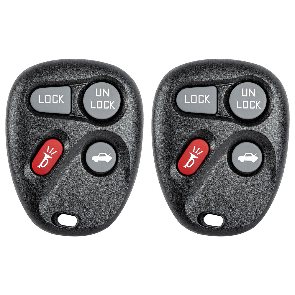 Vurkcy front view of two remote fobs showing button layout and benefits