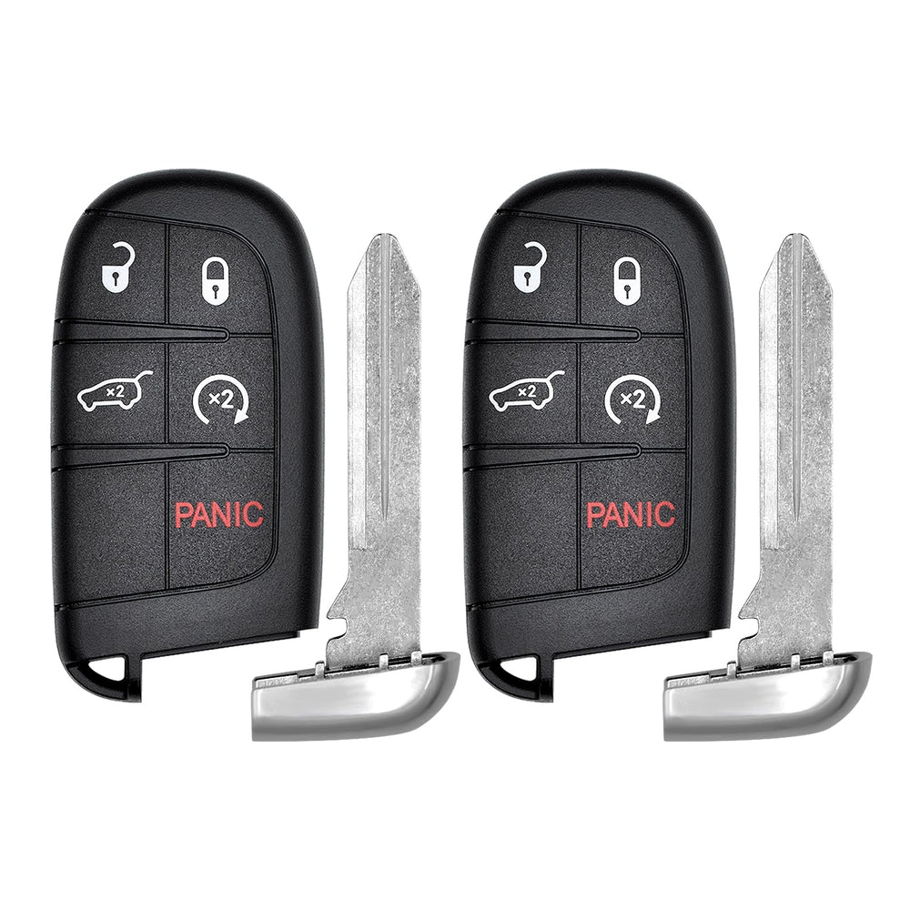Vurkcy front view of key fob showing buttons and Jeep compatibility benefit