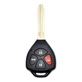 Vurkcy front view of 4-button key fob showing layout and fit benefits