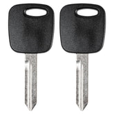 Vurkcy front view of two replacement keys showing ready-to-cut heads and durable housing benefit