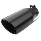 Vurkcy front view exhaust tip showing polished outlet and clean finish for stylish look