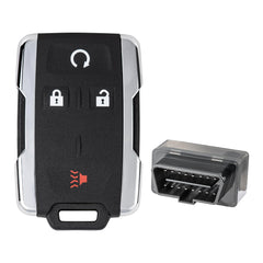 vurkcy front view of key fob showing button layout and quick replacement benefit