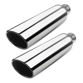 Vurkcy front view polished exhaust tip showing sleek finish and premium look
