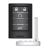 Vurkcy key fob front view showing buttons and Cadillac fit — clear controls benefit