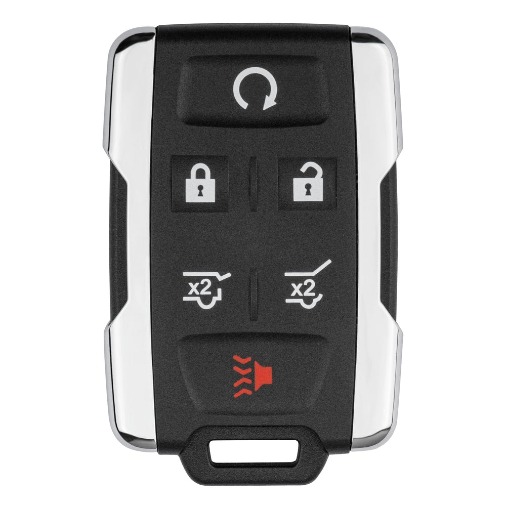 Vurkcy front view of key fob showing button layout and precise fit