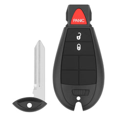 Vurkcy front view of key fob showing button layout for easy access