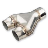 Vurkcy front view showing Y shape and 3" inlet benefit durable connection