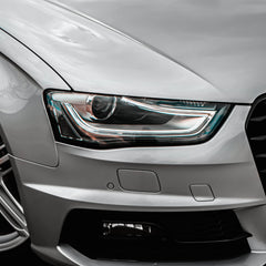 VViViD rolls beside headlight showing extra-wide size and coverage