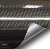 VViViD glossy black carbon front packaging showing sheet and branding with product clarity