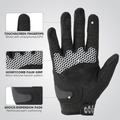 WTACTFUL palm detail with reinforced faux-suede for secure grip