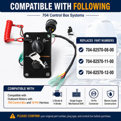 Wadoy rear view with 10-pin wiring harness and connector for quick plug-in replacement