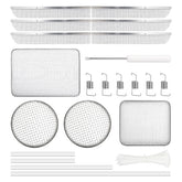 Wadoy front packaging kit showing full vent screen assortment and tools for protection