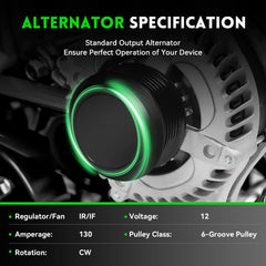 WAGSON alternator pulley close-up highlighting durable drive contact