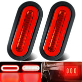 WahMOTOTin front view showing oval LED tail light and clear visibility benefit