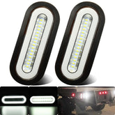 WahMOTOTin front view showing oval LED lens and bright visibility
