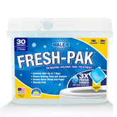 Walex Fresh-Pak front packaging showing 30-count tub and brand benefit