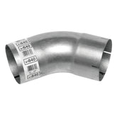 Walker exhaust elbow front view showing flange and connection for accurate fit