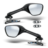 waltyotur front view of paired mirrors showing sleek profile and fit