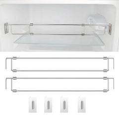 WanDwel front view of RV fridge bar showing compact design and secure barrier benefit
