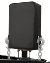 WanDwel front view covering RV electric jack showing full protection benefit