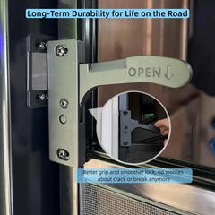 WanDwel close-up of handle texture highlighting durable aluminum finish and grip