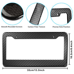 WANRELE frame installed on sedan front demonstrating clean look and no-obscure benefit