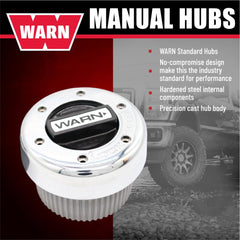 WARN inner gear detail highlighting 4140 steel for durable torque transfer
