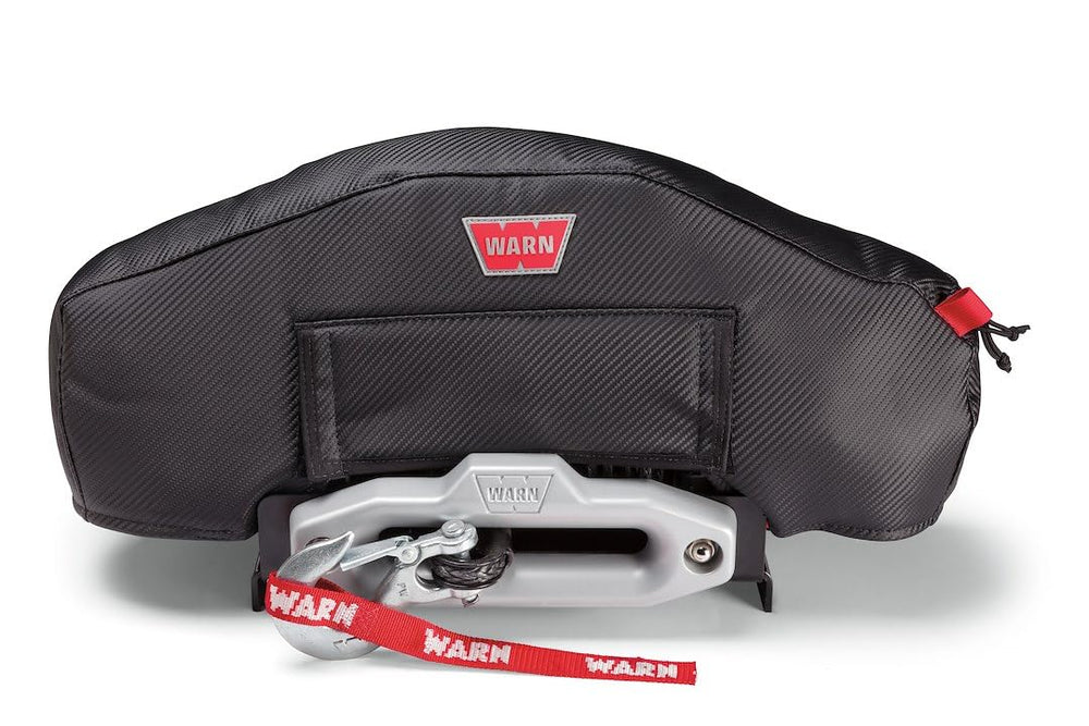 WARN Stealth cover front view showing snug fit and UV protection