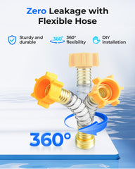 Waterdrop anti-kink hose protector feature reducing hose stress and ensuring steady flow