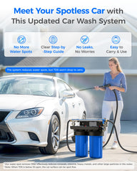 Waterdrop resin close-up revealing media that reduces mineral spots for cleaner finishes