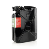 Wavian front view jerry can showing durable steel body and rust-resistant finish