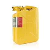 Wavian front view of 20L jerry can showing durable rust-proof body and high visibility