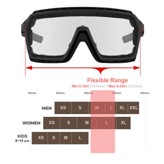 WDP100 strap detail demonstrating secure helmet-compatible attachment