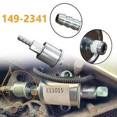 WDPART 149-2341-01 filter close-up highlighting filtration media and improved fuel protection