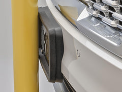 WeatherTech BumpFrame mounted on vehicle bumper protecting paint from contact