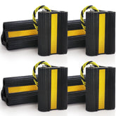 WECARLLE front view of eight chocks showing ready-to-use set and portability