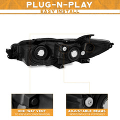 WEELMOTO back housing connector view showing factory-style plug for hassle-free hookup