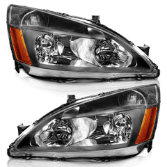 WEELMOTO front view pair showing full headlights and direct-fit benefit