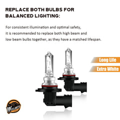 WEELMOTO installed headlight at night illustrating improved downroad visibility