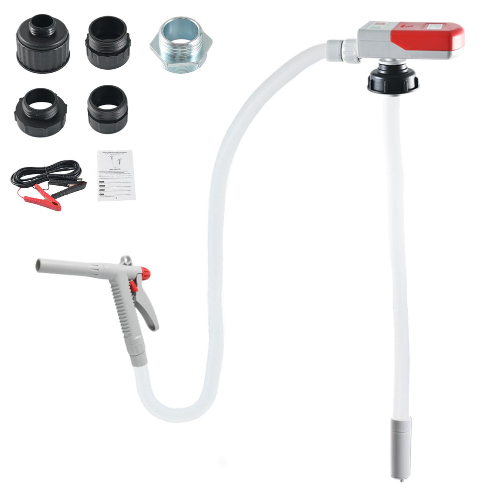 Weetron pump front view showing compact design and fast transfer benefit